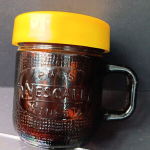 Rare Vintage Nescafe Nestle Coffee Mug With Lid PNG's Coffee Mug 80s-90s